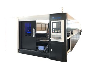 3000w влакна cnc лазер металорежеща машина портални двойни задвижване структура